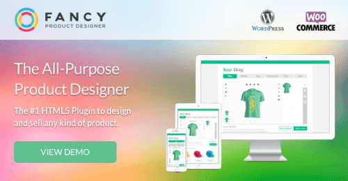Fancy Product Designer – Woocommerce WordPress 4.7.7