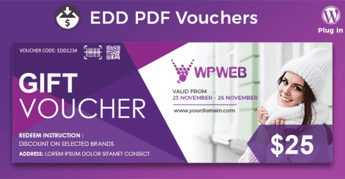 Easy Digital Downloads PDF Vouchers 2.1.3