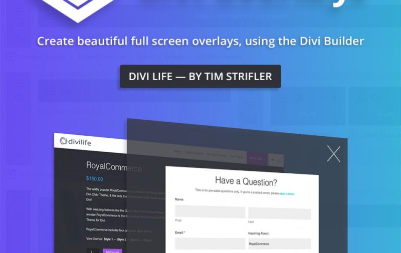 Divi Overlays – DiviLife 2.9.1