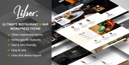 Liber – Ultimate Restaurant & Bar WordPress Theme 1.2.1