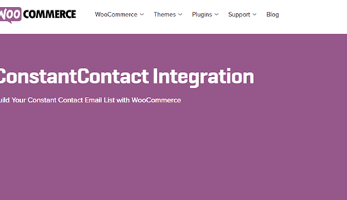 WooCommerce Constant Contact Integration 1.12.0